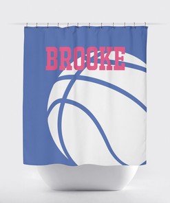 Custom Basketball Shower Curtain - Perfect for Any Color Scheme