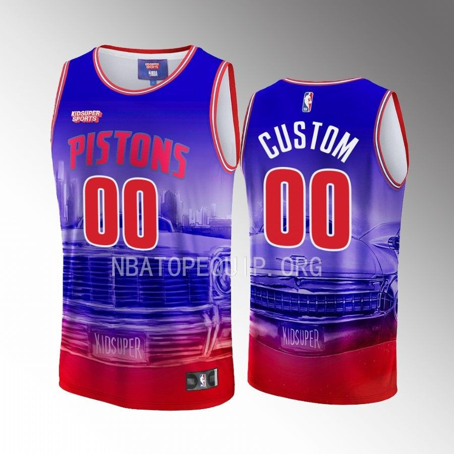 custom pistons jersey