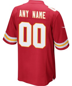 Custom Kansas City Chiefs Super Bowl LVII Champions Men Game Jersey - Red