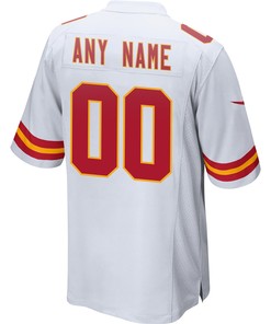 Custom Kansas City Chiefs Super Bowl LVII Champions Men Game Jersey - White