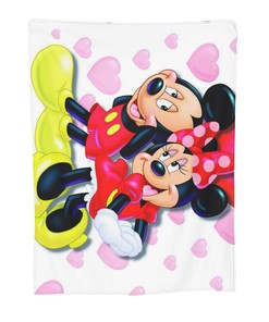 Custom Name Blanket Disney Mickey Mouse Personalized Blankets Birthday Gift Customized DIY