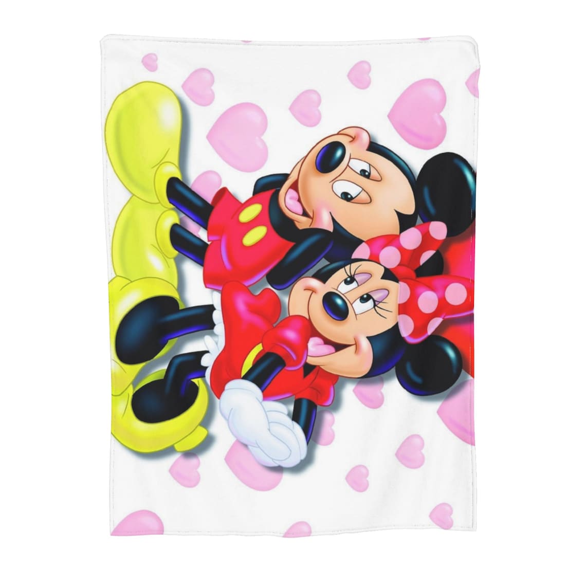 Custom Name Blanket Disney Mickey Mouse Personalized Blankets Birthday Gift Customized DIY