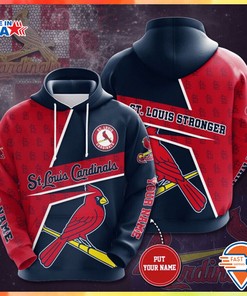 Custom Name St. Louis Cardinals Premium Hoodie 3D All Over Printed S-5Xl