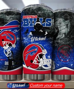 Custom Name Tumbler - Buffalo Bills
