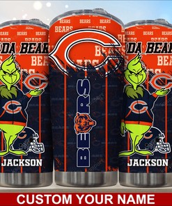 Custom Name Tumbler - Chicago Bears