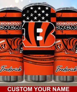 Custom Name Tumbler - Cincinnati Bengals