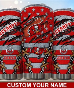 Custom Name Tumbler for Tampa Bay Buccaneers Fans - Limited Edition