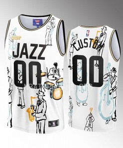 Custom Utah Jazz & KidSuper Studios Unisex Hometown Jersey