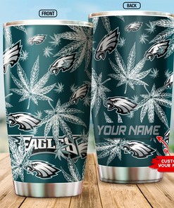 Customizable Philadelphia Eagles Custom Name Tumbler for Personalized Style
