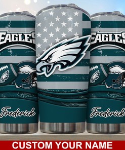 Customizable Philadelphia Eagles Custom Name Tumbler for Ultimate Fandom