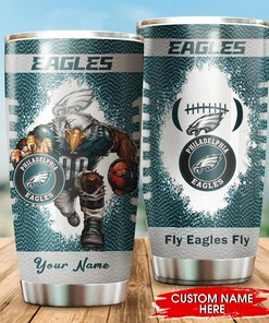 Customizable Philadelphia Eagles Custom Name Tumbler with a Personal Touch