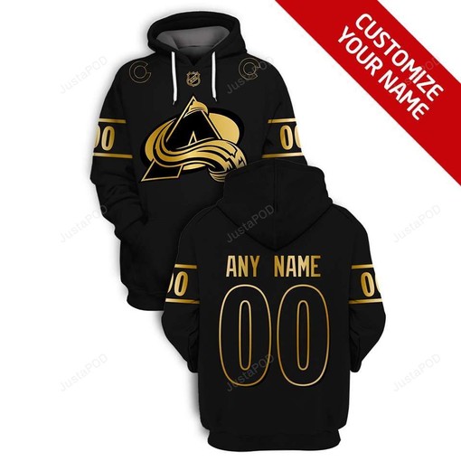 Customized Name Colorado Avalanche 3D Hoodie Zip Hoodie 03