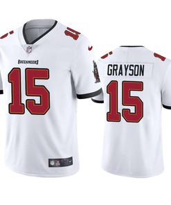 Cyril Grayson 15 Tampa Bay Buccaneers White Vapor Limited Jersey