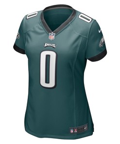 D'Andre Swift 0 Philadelphia Eagles Women's Game Player Jersey - Midnight Green