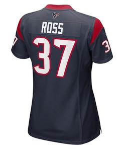 D'Angelo Ross 37 Houston Texans Women's Game Player Jersey - Navy