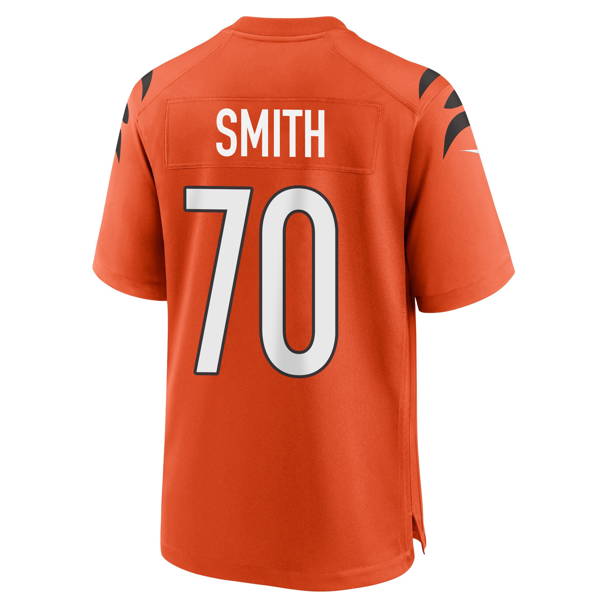 D'Ante Smith 70 Cincinnati Bengals Super Bowl LVII Champions Men Alternate Game Jersey - Orange