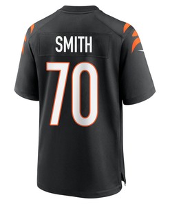 D'Ante Smith 70 Cincinnati Bengals Super Bowl LVII Champions Men Game Jersey - Black