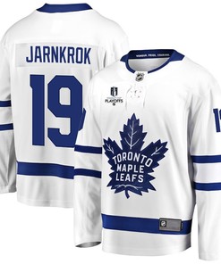 DCalle Jarnkrok 19 Toronto Maple Leafs Stanley Cup 2023 Playoffs Patch Away Breakaway Men Jersey - White