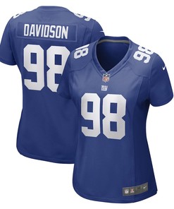 D.J. Davidson New York Giants Women's Game Player Jersey - Royal