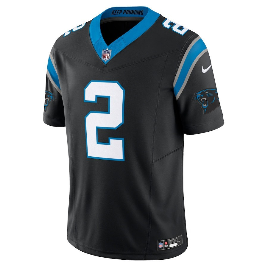 D.J. Moore 2 Carolina Panthers Vapor F.U.S.E. Limited Jersey - Black