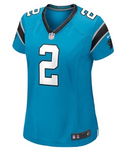 D.J. Moore 2 Carolina Panthers Women's Game Jersey - Blue