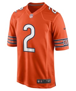 D.J. Moore 2 Chicago Bears Alternate Game Men Jersey - Orange