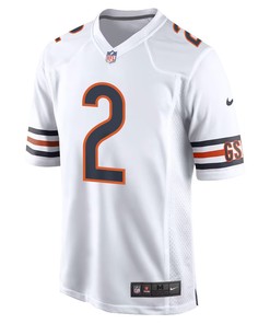 D.J. Moore 2 Chicago Bears Game Men Jersey - White