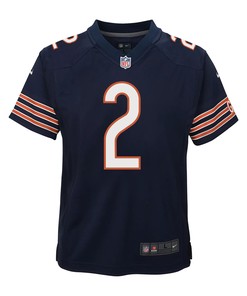 D.J. Moore 2 Chicago Bears Game Youth Jersey - Navy