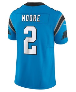 D.J. Moore Carolina 2 Panthers Alternate Vapor F.U.S.E. Limited Jersey - Blue