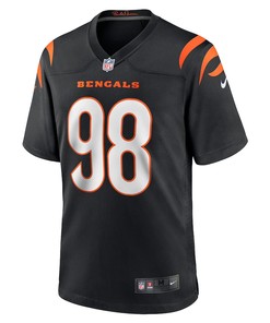 D.J. Reader 98 Cincinnati Bengals Game Jersey - Black