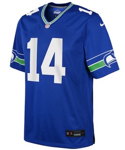 DK Metcalf 14 Seattle Seahawks Throwback Game Youth Jersey - Royal