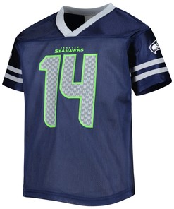 DK Metcalf 14 Seattle Seahawks Youth Jersey - College Navy
