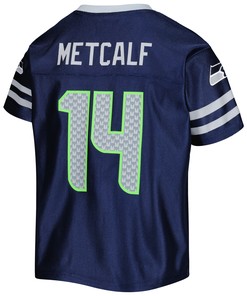 DK Metcalf 14 Seattle Seahawks Youth Jersey - College Navy
