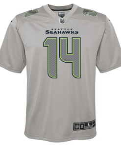DK Metcalf Seattle Seahawks Youth Atmosphere Game Jersey - Gray