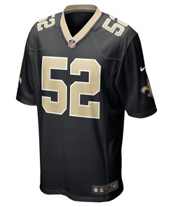 D'Marco Jackson New Orleans Saints Game Player Jersey - Black