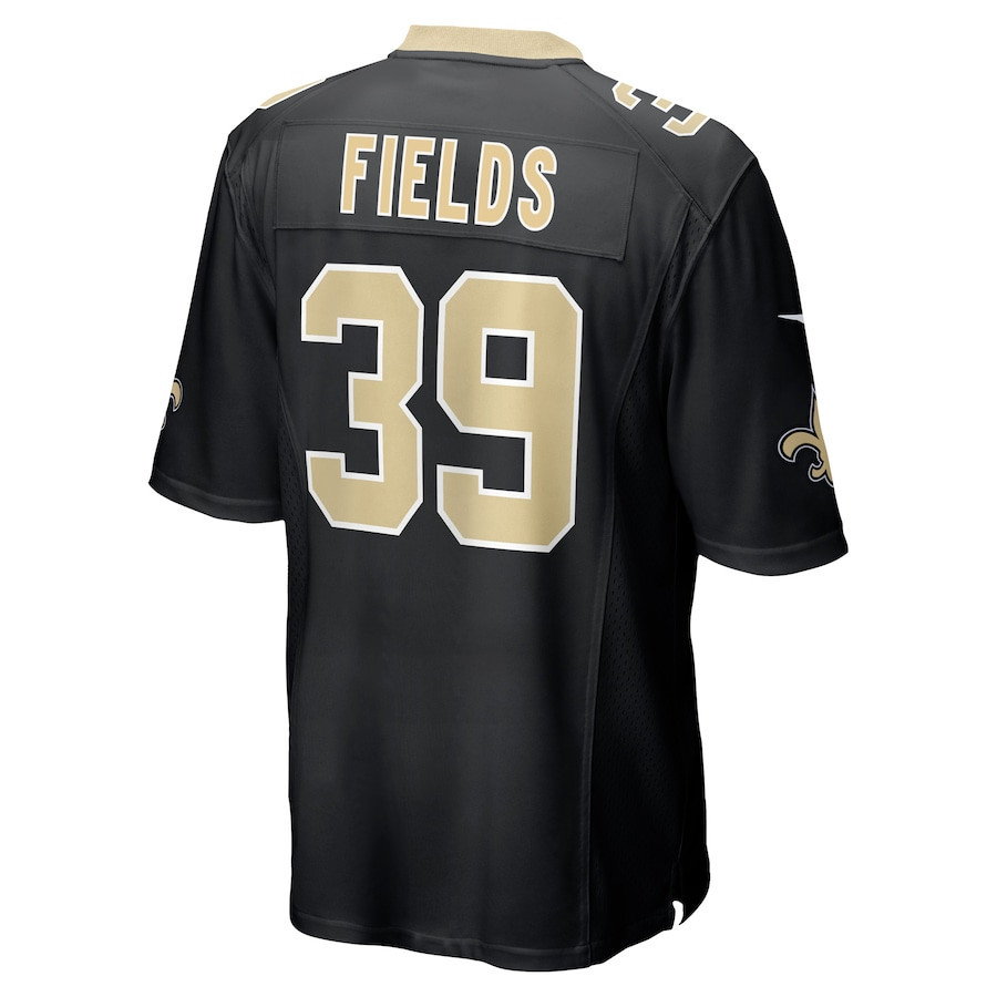 DaMarcus Fields New Orleans Saints Game Player Jersey - Black