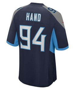 Da'Shawn Hand Tennessee Titans Game Player Jersey - Navy