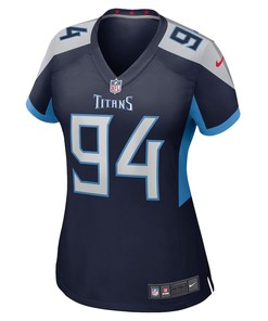 Da'Shawn Hand Tennessee Titans Women's Game Player Jersey - Navy