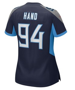 Da'Shawn Hand Tennessee Titans Women's Game Player Jersey - Navy