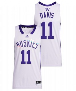 Daejon Davis 11 Washington Huskies 2022 Basketball Honoring Black Excellence Men Jersey - White