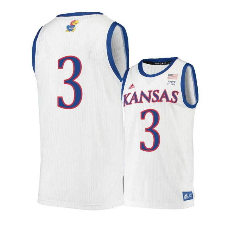 Dajuan Harris 3 Kansas Jayhawks Basketball Men Jersey - Beige