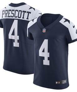 Dak Prescott 4 Dallas Cowboys Alternate Vapor Elite Player Jersey - Navy