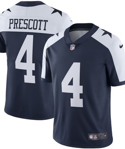 Dak Prescott 4 Dallas Cowboys Alternate Vapor Limited Jersey - Navy