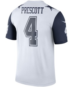 Dak Prescott 4 Dallas Cowboys Color Rush Legend Player Jersey - White