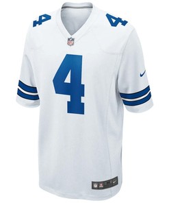 Dak Prescott 4 Dallas Cowboys Game Jersey - White