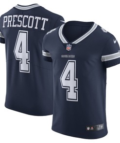 Dak Prescott 4 Dallas Cowboys Vapor Elite Player Team Jersey - Navy