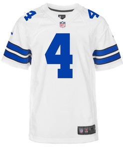Dak Prescott 4 Dallas Cowboys Youth Game Jersey - White