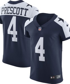 Dak Prescott Dallas Cowboys Alternate Vapor Elite Player Jersey - Navy Nfl