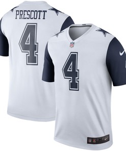 Dak Prescott Dallas Cowboys Color Rush Legend Player Jersey White Nfl