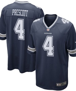 Dak Prescott Dallas Cowboys Game Team Jersey Navy Nfl